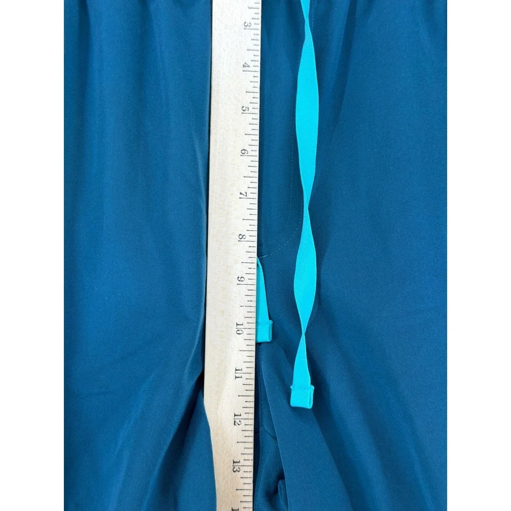 FIGS Zamora Jogger Scrub Pants Teal Blue Medical Uniform 1001100 Mens Small